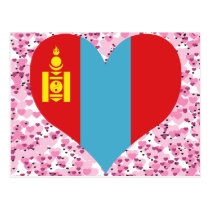 Buy Mongolia Flag postcards