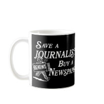 Buy Newspaper Save Journalist Mug