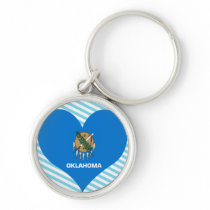 Buy Oklahoma Flag keychains