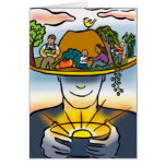 buy organic, buy local greeting cards