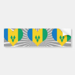 Buy Saint Vincent and the Grenadines Flag Bumper Stickers
