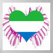 Buy Sierra Leone Flag Posters