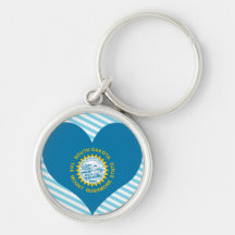 Buy South Dakota Flag Keychain