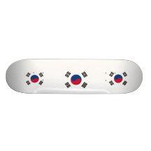 Buy South Korea Flag Skateboard