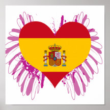 Buy Spain Flag Print