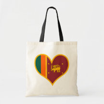 Buy Sri Lanka Flag Canvas Bags