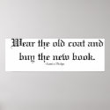 Buy the new book. posters