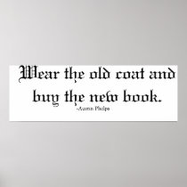 Buy the new book. poster