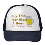 Buy This Poor Man A Beer His Wedding Is Near Mesh Hat