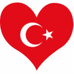 Buy Turkey Flag photo sculptures