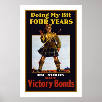 Buy Victory Bonds -- WW1 Print by parrow1978