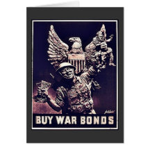 Buy War Bonds Greeting Card