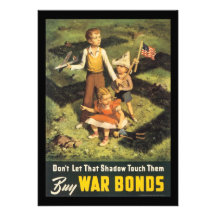 Buy War Bonds World War 2 Personalized Invites
