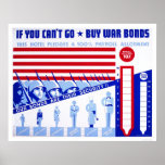 Buy War Bonds WWII 1942 WPA Poster