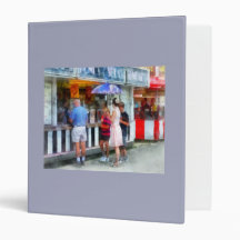 Buying Ice Cream at the Fair 3 Ring Binder