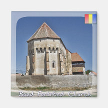 Buzd Fortified Church Magnets
