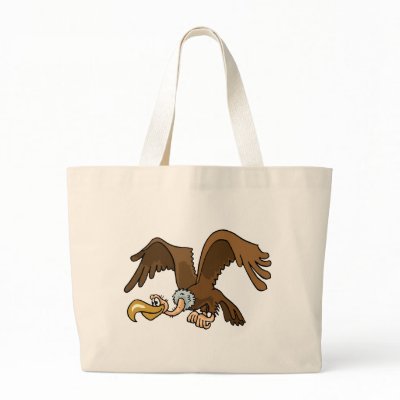 Buzzard Tote Bags by TNMgraphics