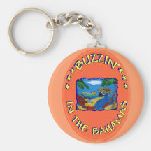BUZZIN' IN THE BAHAMAS KEY CHAINS