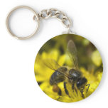 Buzzy bee key chain