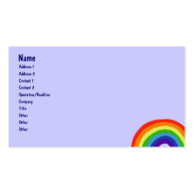 BV- Inspirational Rainbow Business Card
