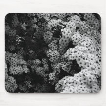 BW Bushes Mouse Pad