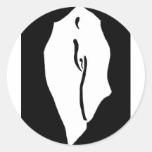 bw figure sticker