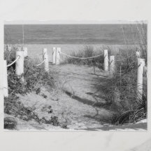 BW Fort Pierce, Florida beach walk dune roped off Custom Flyer
