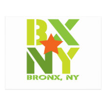 BX Bronx Green Postcard