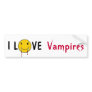 BX- I Love Vampires Bumper Sticker