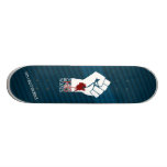 By HIS Wounds - Blue Custom Skateboard