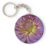 BY- Pink Dahlia Keychain