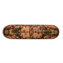 By the horns skate decks