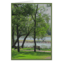 By The Lake Photograph Greeting Card