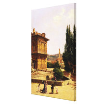 By the Pitti Palace, Florence Canvas Prints