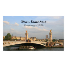 By The River Seine Business Card