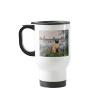 By the Seine - Seal Point Siamese cat Coffee Mug