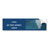 BY THY SPIRIT BUMPER STICKER