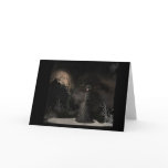 By winters moon-Greeting Card
