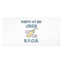 BYOB  Boy's Photo Greeting Card