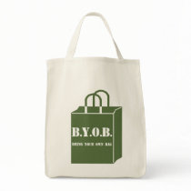 BYOB Earth Day Organic Tote Bag