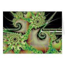 bypass: city weeds under electric light  greeting card