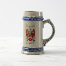 Byrne Coat of Arms Stein / Byrne Family Crest Mugs