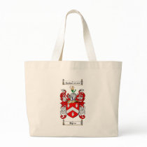 BYRNE FAMILY CREST -  BYRNE COAT OF ARMS TOTE BAGS