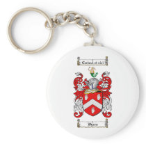 BYRNE FAMILY CREST -  BYRNE COAT OF ARMS KEY CHAIN