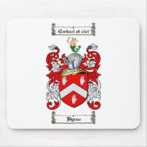 BYRNE FAMILY CREST -  BYRNE COAT OF ARMS MOUSE MATS