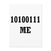 Byte me post card