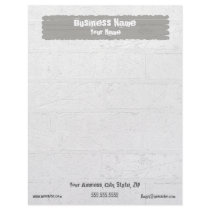 C001 Letterhead - Bricks / Stonemason Texture