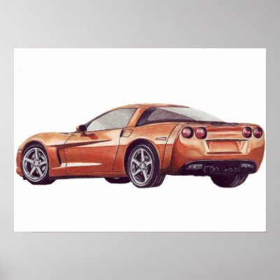 C6 Corvette Print by kwesch