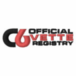 C6VR Logo Embroidered T-Shirt. embroidered shirts