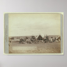 c.1887 "rassemblement sur la belle Fouche " Poster